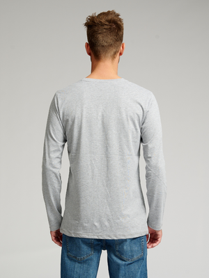 T-shirt basique à manches longues - Gray