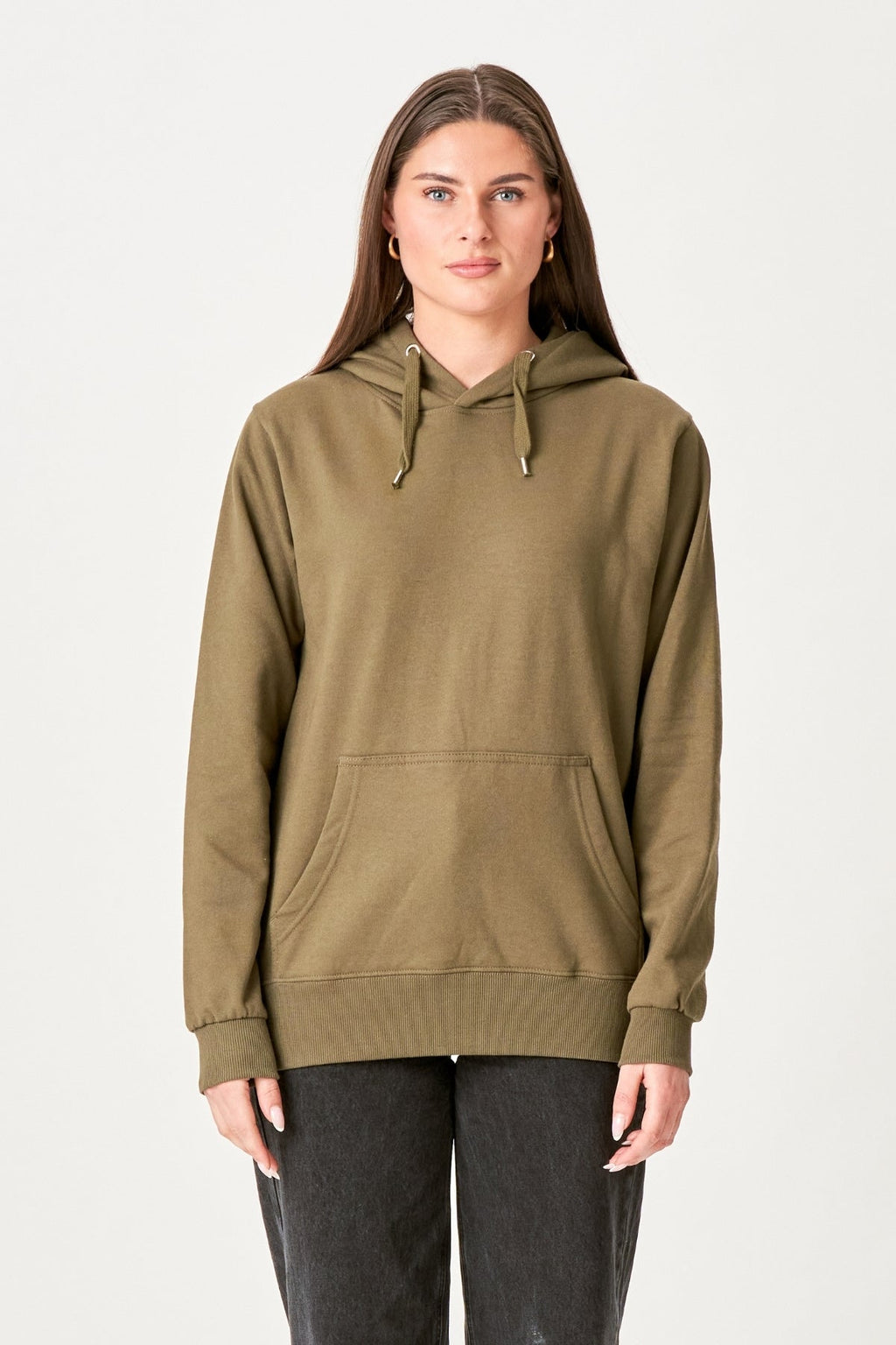 Oversized Hoodie - Olive