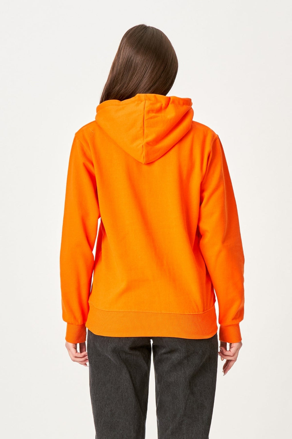 Oversized Sweat à capuche - Orange