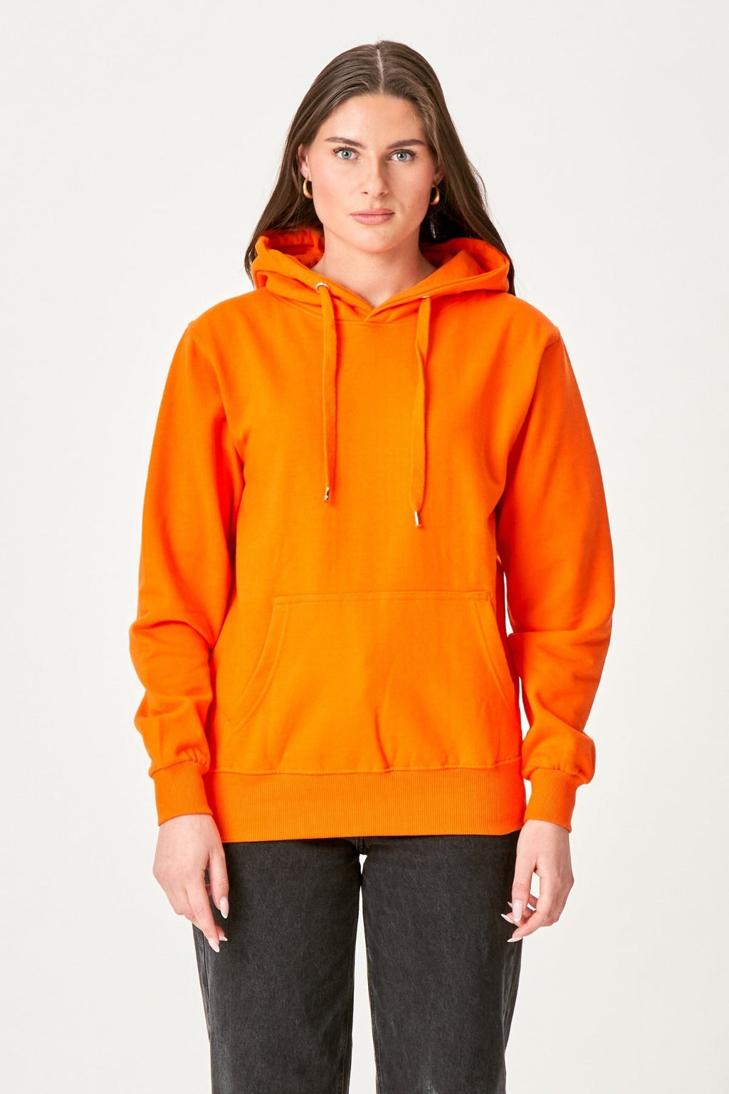 Oversized Sweat à capuche - Orange