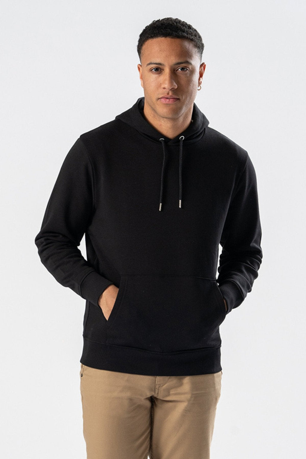 Sweatshirt Hoodie - Black (C.D)