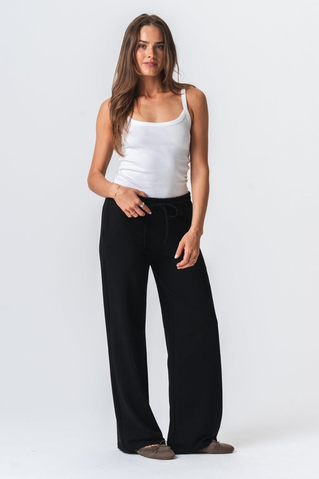 Sweatpants Wide - Black