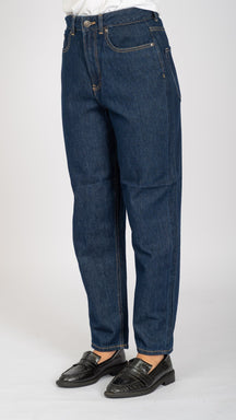 The Original Performance Mom Jeans - Denim bleu foncé