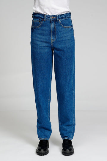 The Original Performance Mom Jeans - Denim bleu moyen