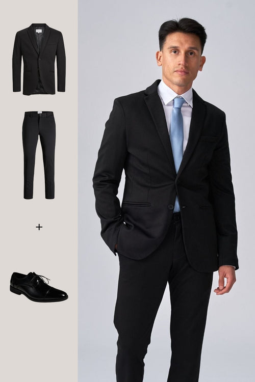 The Original Performance Suit + Derby Shoes - Package Deal - TeeShoppen Group™