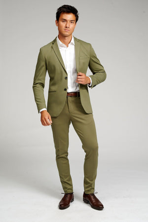 The Original Performance Suit™️ (Olive) + Chemise et cravate - Offre groupée