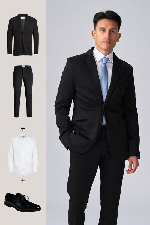 The Original Performance Suit + Shirt & Derby Shoes - Package Deal - TeeShoppen Group™