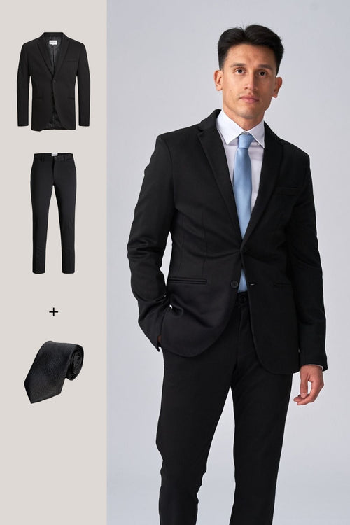 The Original Performance Suit + Tie - Package Deal - TeeShoppen Group™