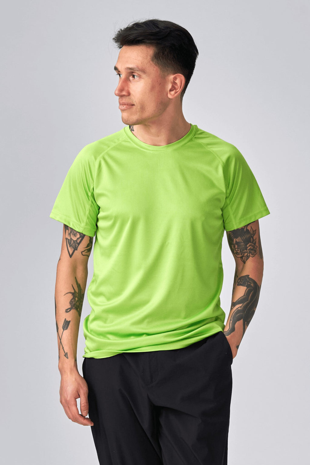 T-shirt d'entraînement - vert citron