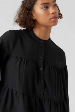 Hyms Robe à manches longues - Noir