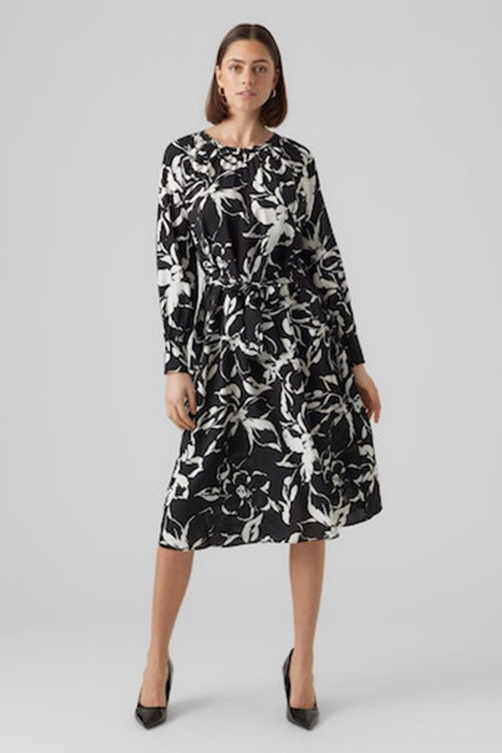 Polliana Maxi Kjole - Fleur noire