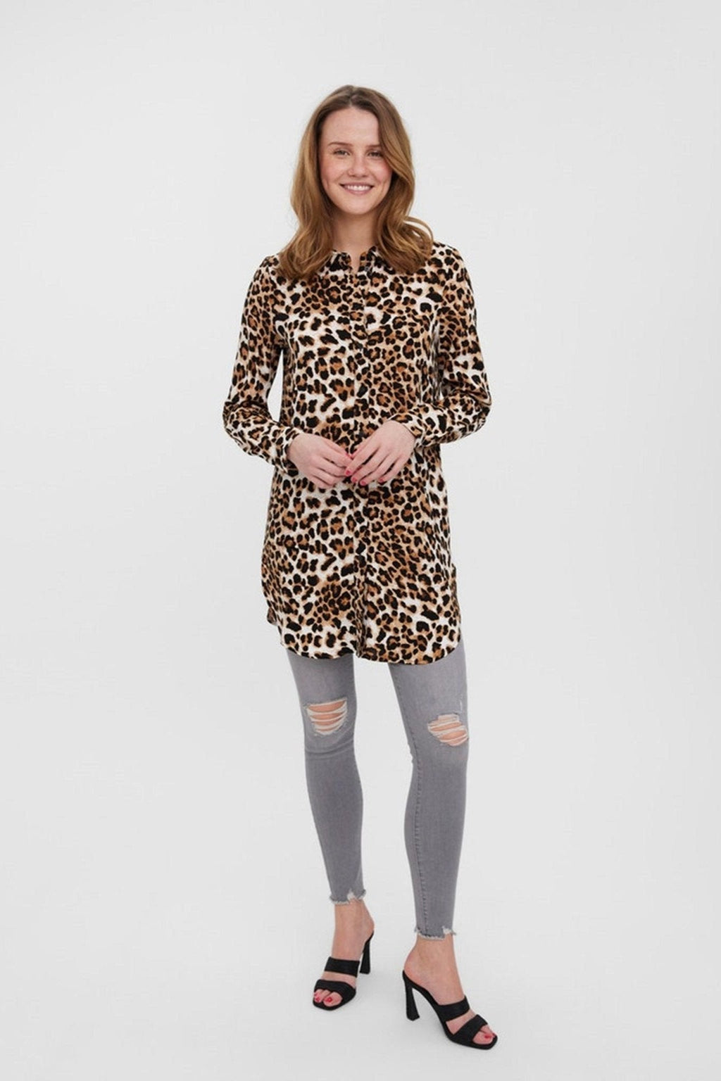 Easy Long Shirt - Tan