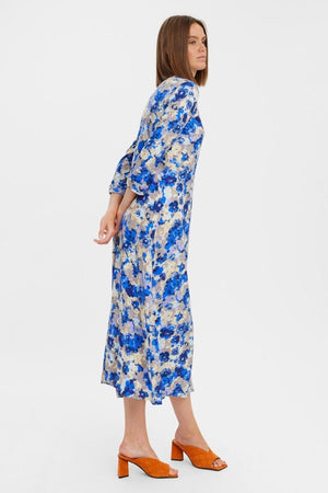 Robe de chemise Elly 3/4 - bleu nautique