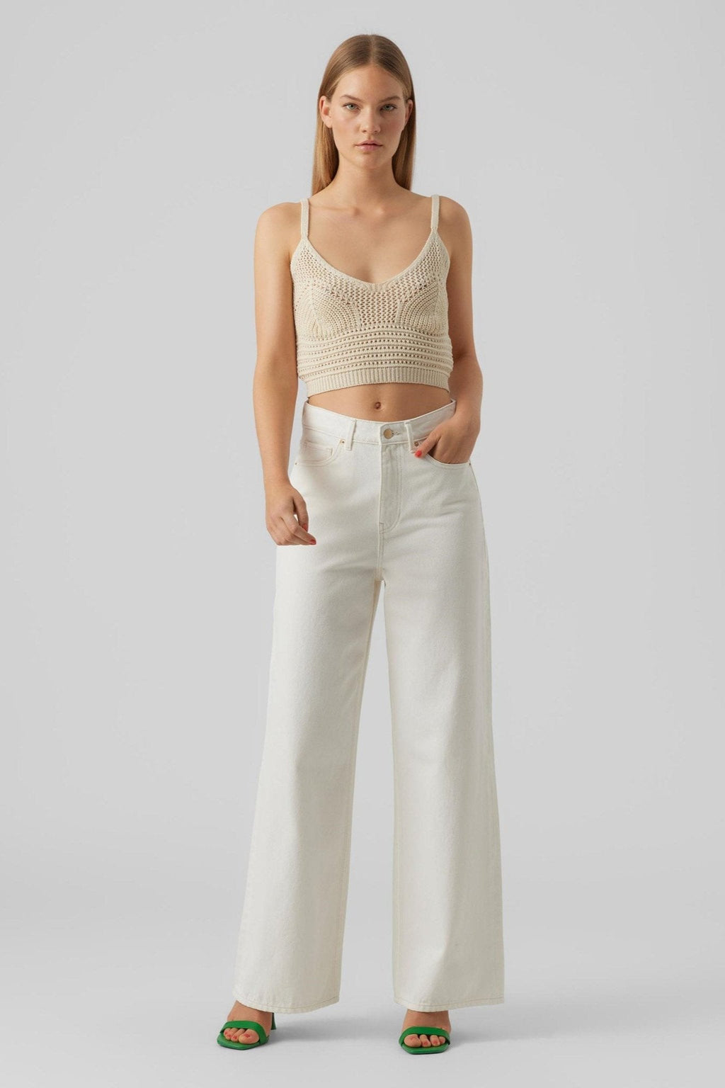 Justine Cropped Top - bouleau
