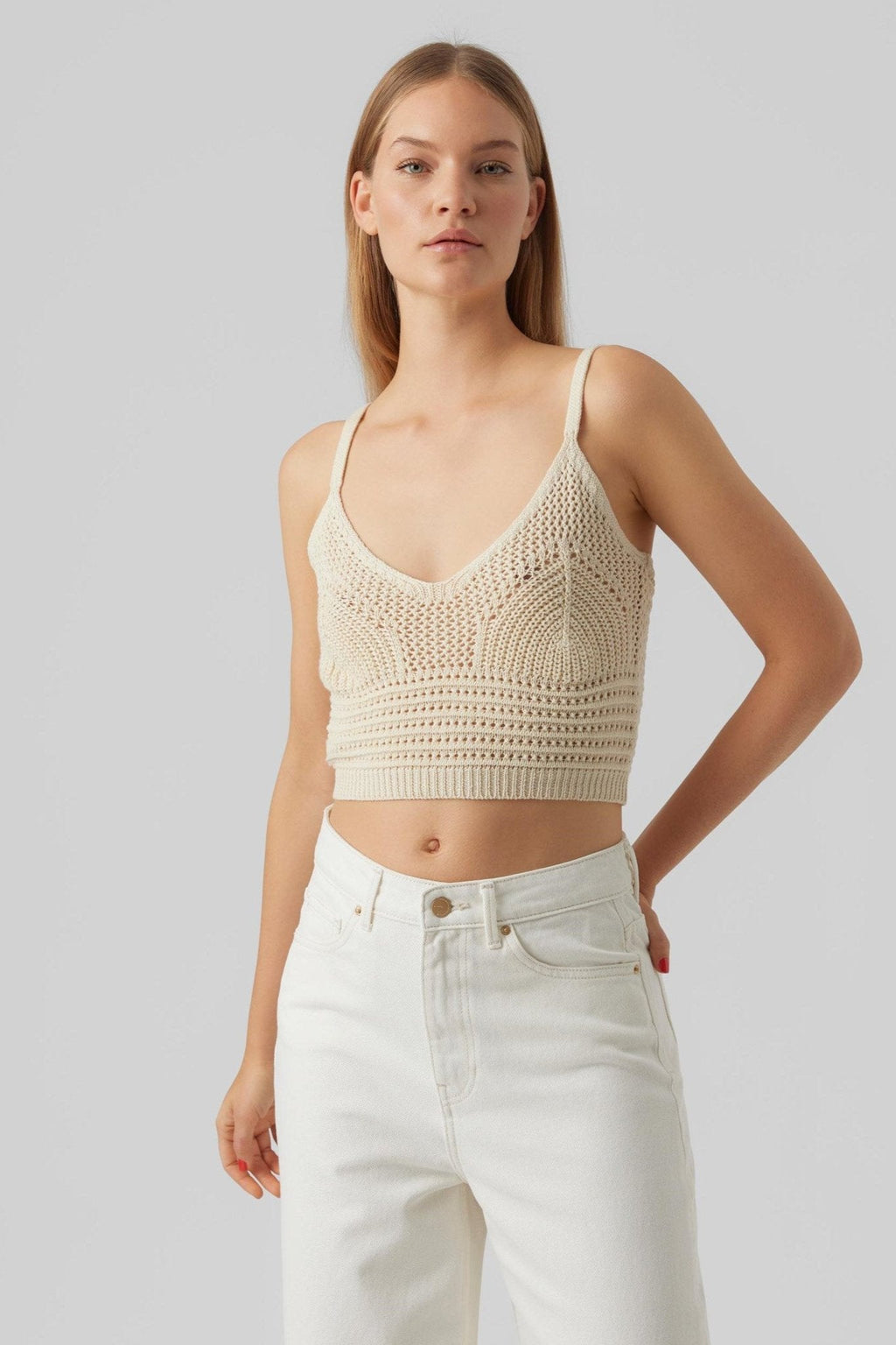 Justine Cropped Top - bouleau
