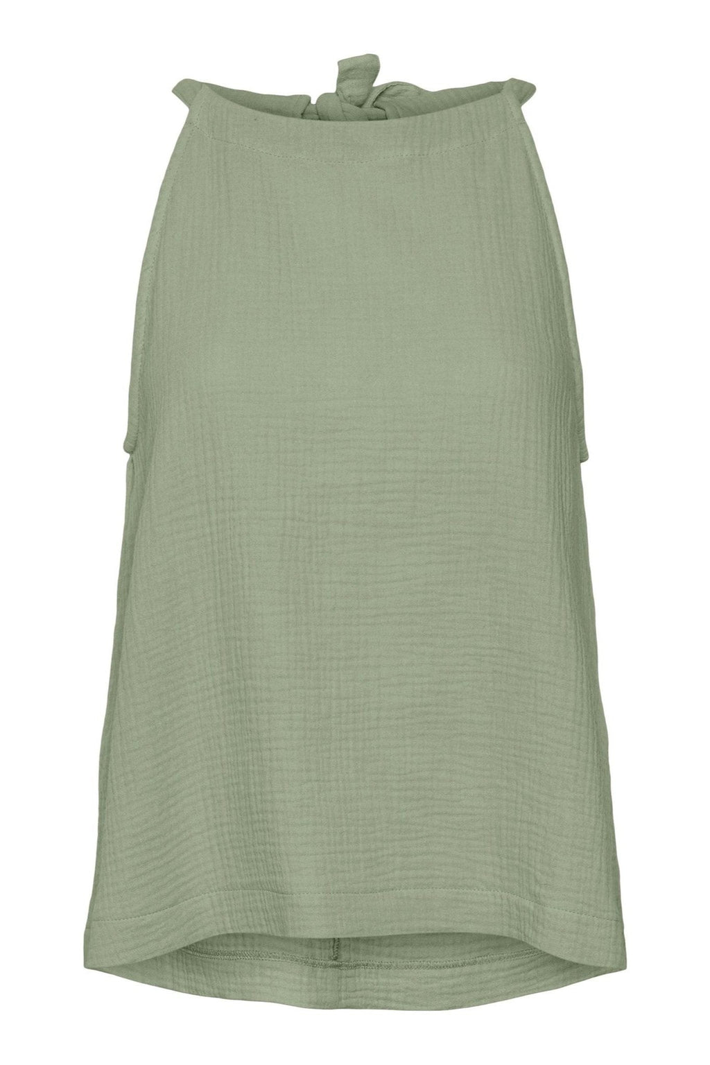 Natali halterneck top - reseda