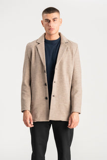 Manteau de laine - Sable