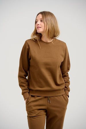 Basic SweetSuit avec Crewneck (Brown) - Forme d'emballage (femmes)