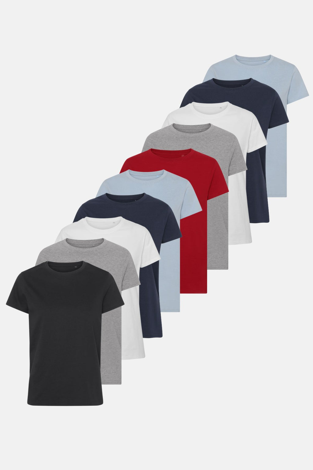 Basic T-shirt - Offre groupée (9 pièces)