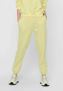Pantalon de survêtement confortable - jaune pastel