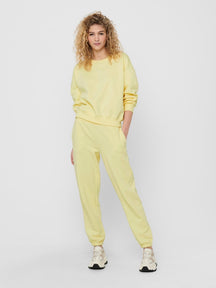 Pantalon de survêtement confortable - jaune pastel