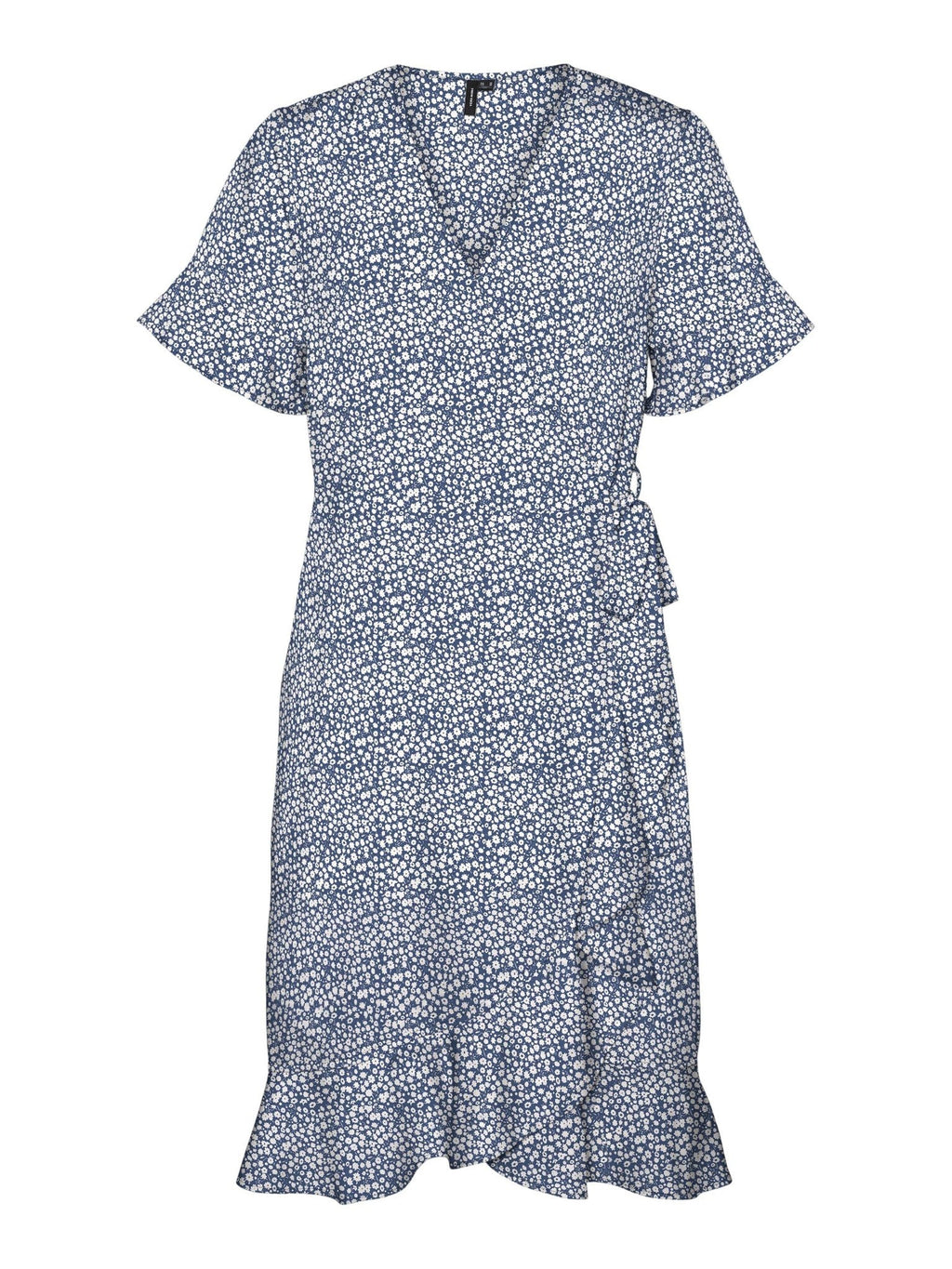 Mini robe cache-cœur Henné - China Blue