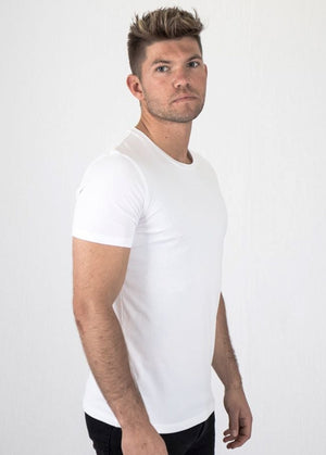 Premium T-shirt musculaire - blanc