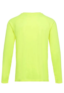 T-shirt d'entraînement à manches longues - jaune néon