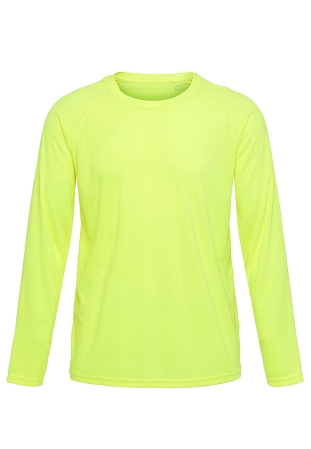 T-shirt d'entraînement à manches longues - jaune néon