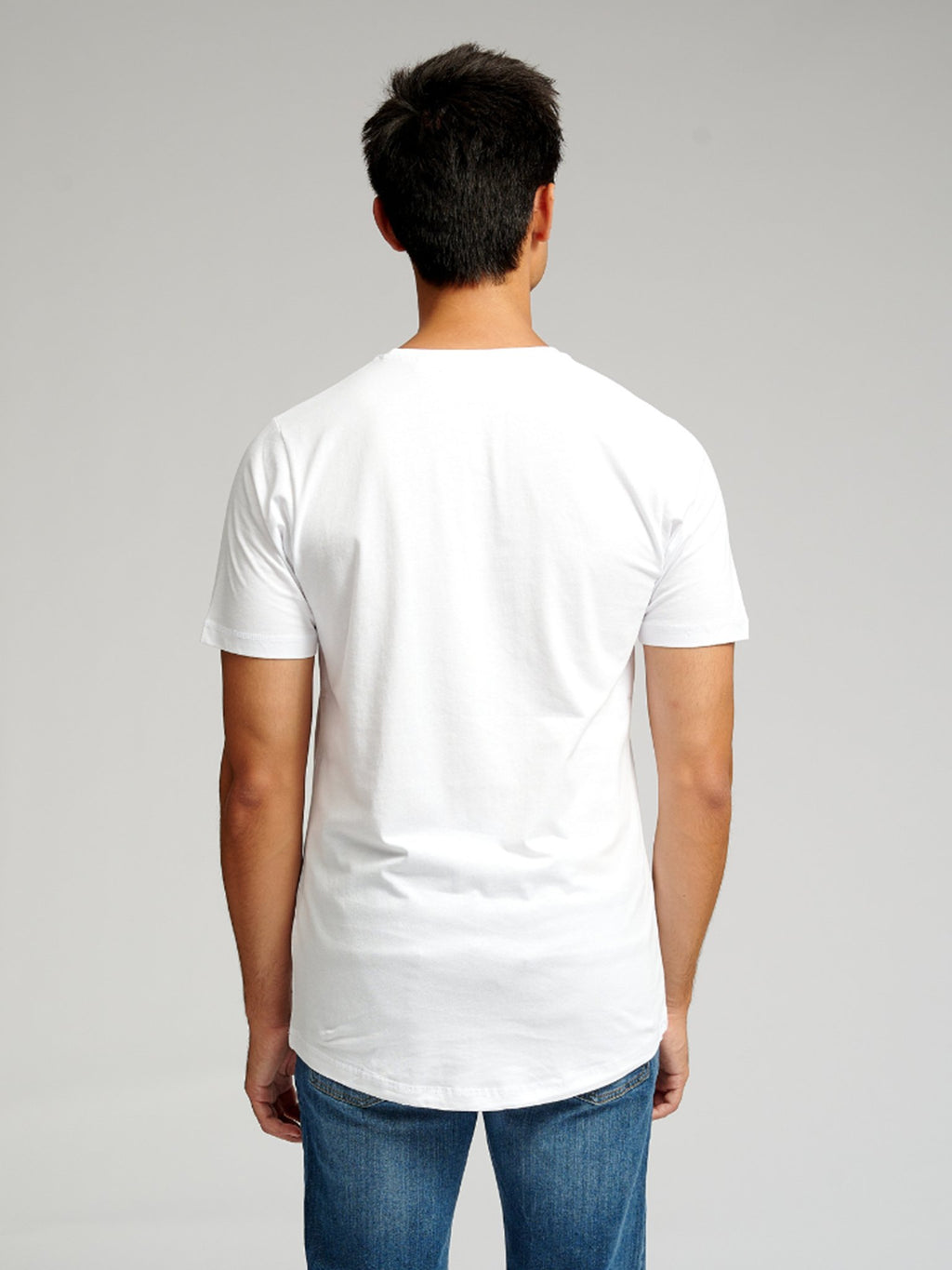 T-shirt long - blanc