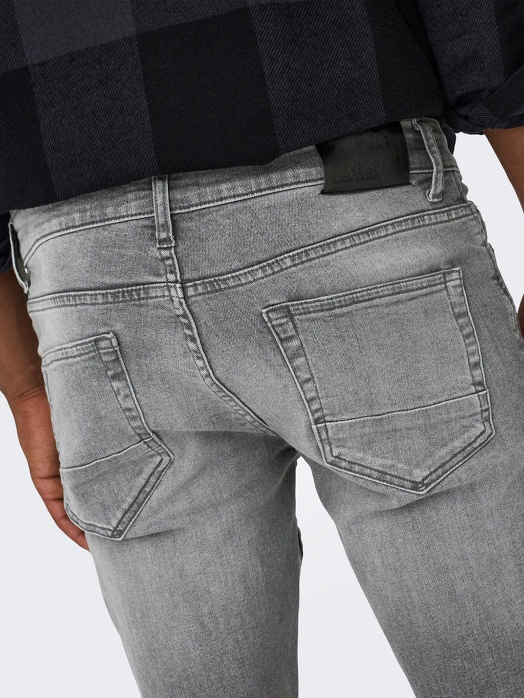 Loom Slim Grey Jeans - Grey