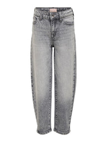 Lucca Life Jeans - Denim gris clair