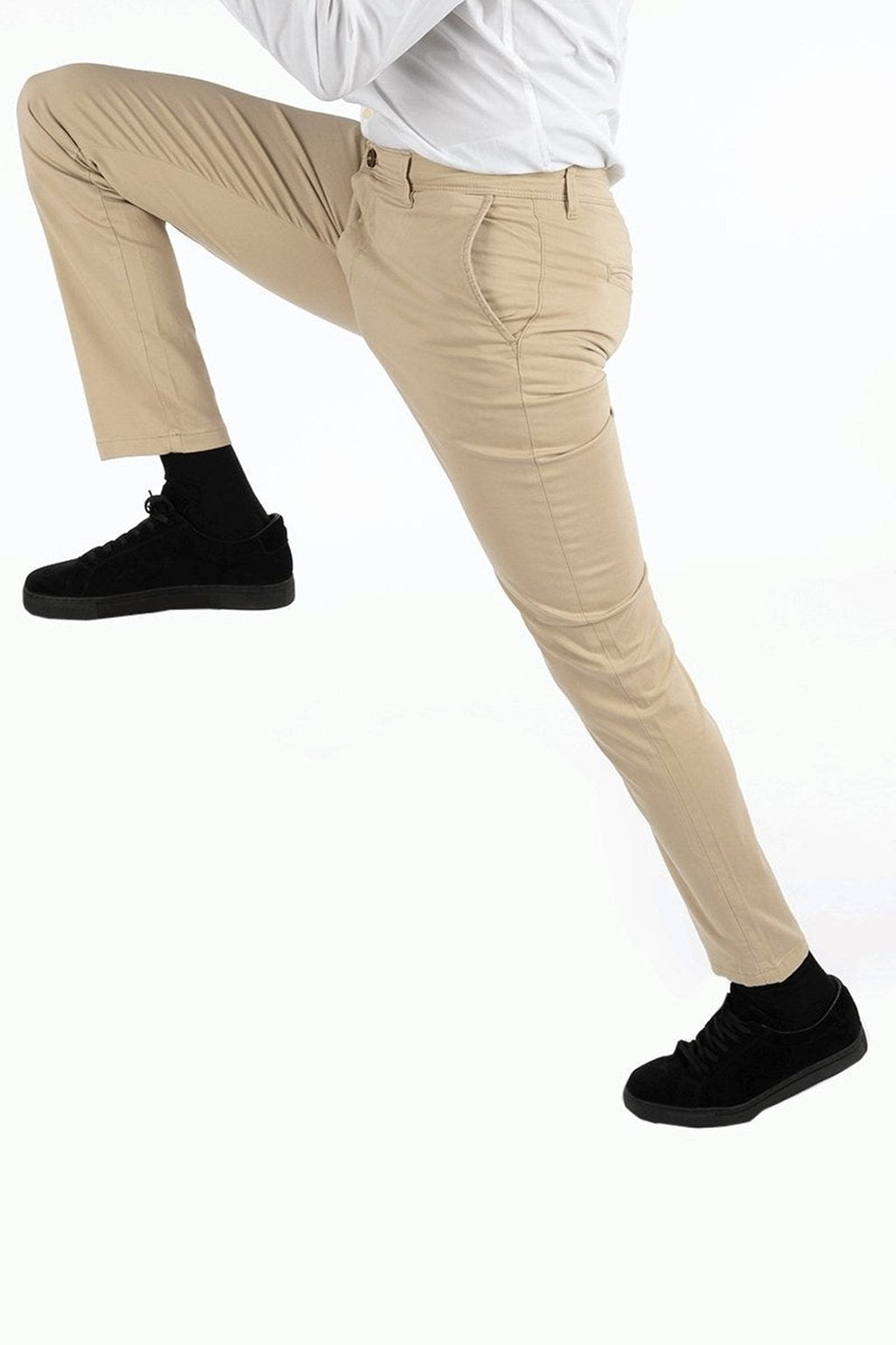 Marco Bowie Chino Pants - Light sand