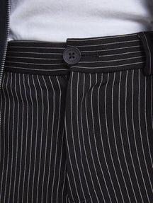 Marco Phil Pants - Black and White Striped