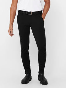 Mark Pants - noir (pantalon extensible)