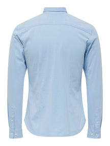 Miles Stretch Shirt - Cashmere Blue