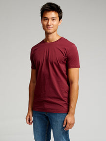 T-shirt musculaire - rouge bordeaux
