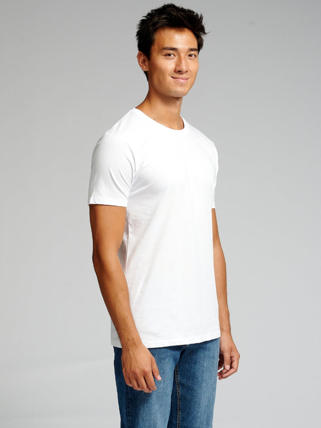 T-shirt musculaire - blanc