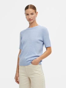 Noelle Knit T-Shirt - Serenity