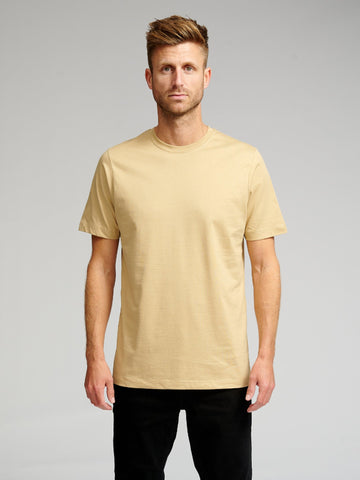 T-shirt de base organique - beige