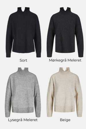 Oversized Knitted Turtleneck Sweater - Package Deal (2 pcs.)