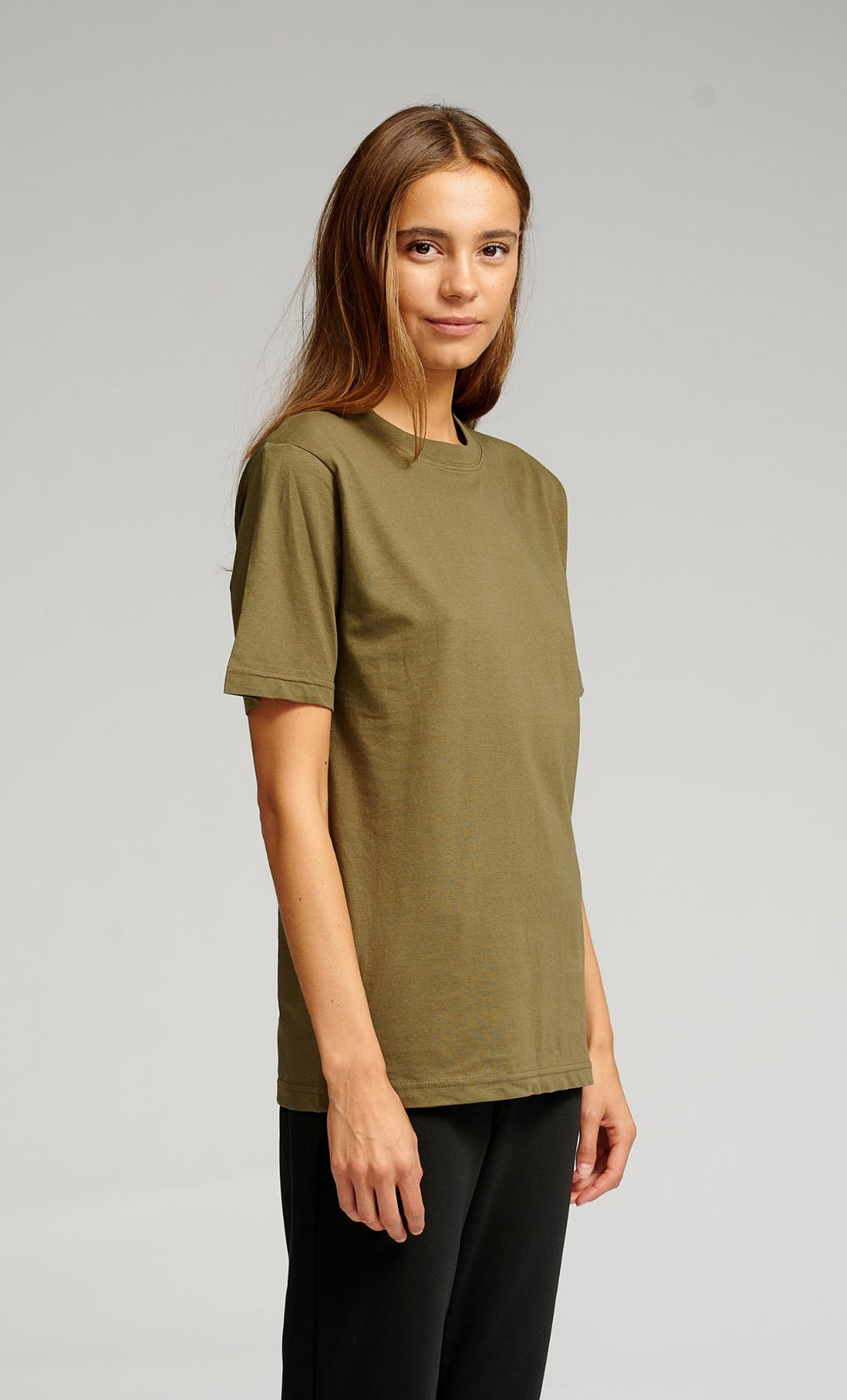 T-shirt surdimensionné - Green de l'armée