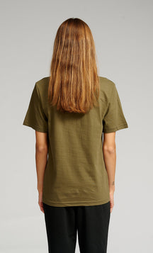 T-shirt surdimensionné - Green de l'armée