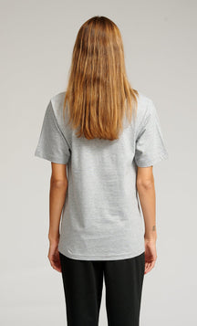 T-shirt surdimensionné - Melange gris