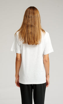T-shirt surdimensionné - mélange gris clair