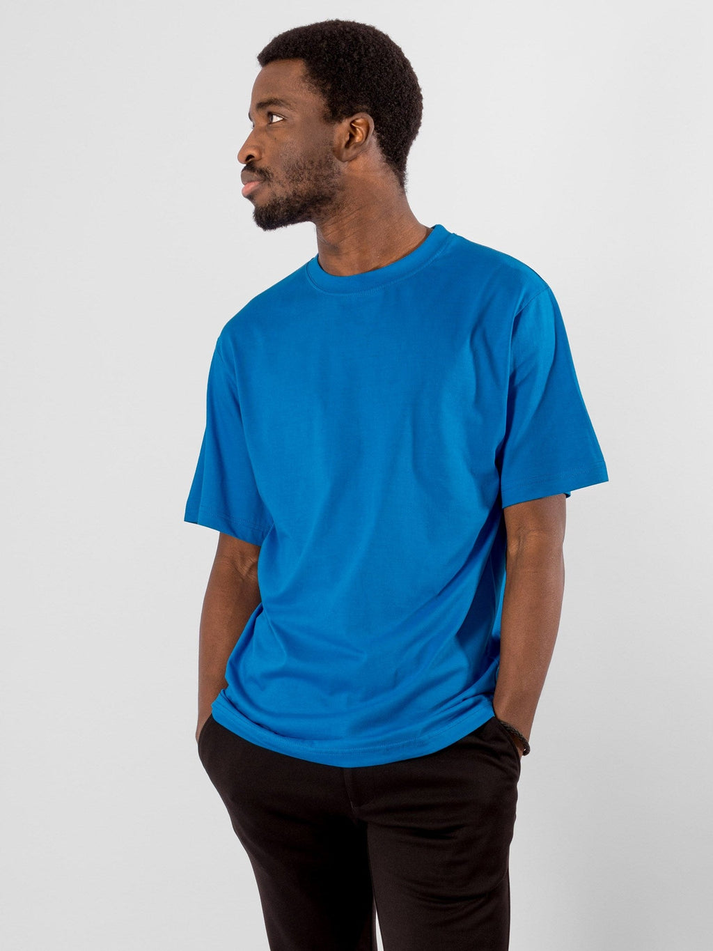 T-shirt surdimensionné - bleu turquoise