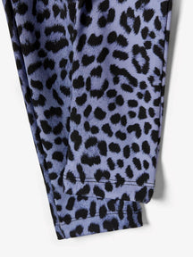 Leggings à motifs - léopard bleu