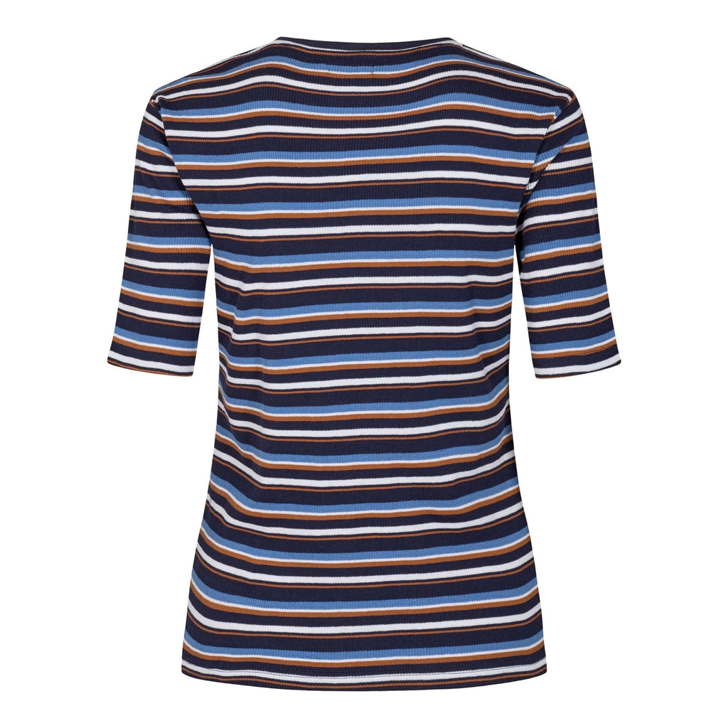 T-shirt Roberta - Stripe de la marine