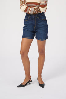 Les shorts de jean de performance originaux - Donm bleu foncé