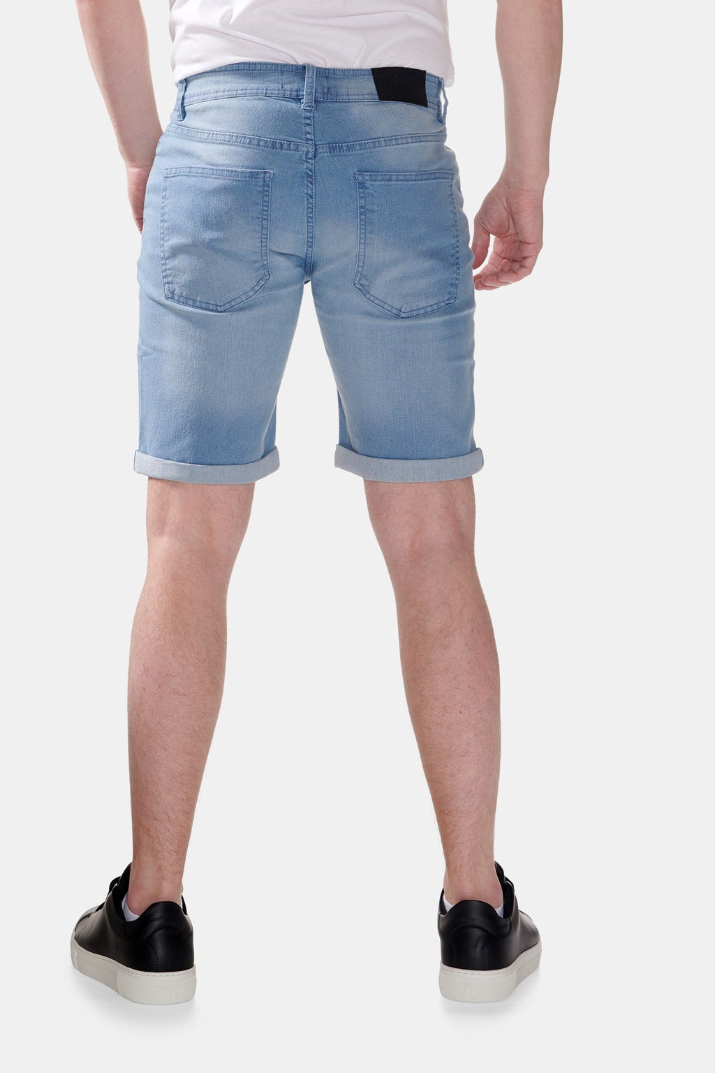 Le short denim de performances d'origine - Bleu clair